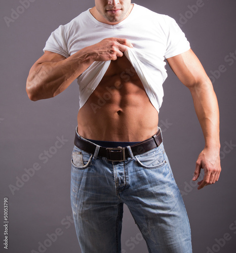 Photo: muscular man muscular man