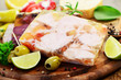 Gemüse, Fleisch, Sülze