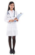 Photo: Southeast Asian female medical doctor holding a clipboard Southeast Asian female medical doctor holding a clipboard