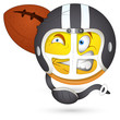 Smiley Vector Illustration - Rugby Player