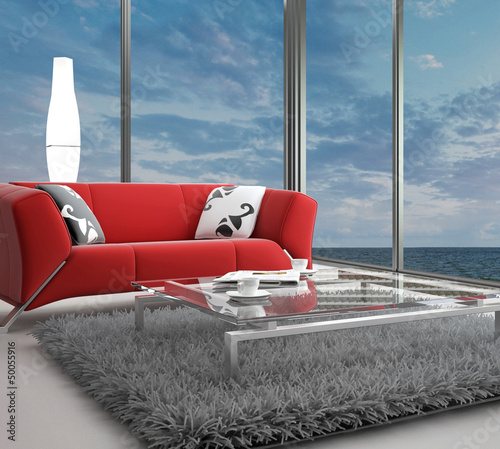 Illustration: Beach Loft with Landscape View | Interior Architecture Beach Loft with Landscape View | Interior Architecture