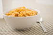 Photo: Bowl filled with breakfast cereal Bowl filled with breakfast cereal