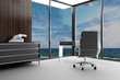 Modern Office Seascape Room Wi...