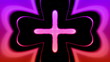 Neon lines, abstract digital background, HD 1080p
