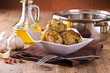Stuffed artichokes.