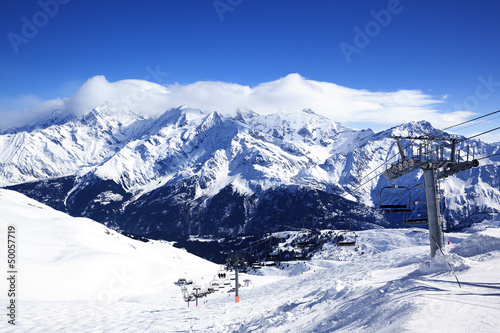 Photo: Ski chair-lift Ski chair-lift