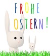 Illustration: Frohe Ostern Frohe Ostern
