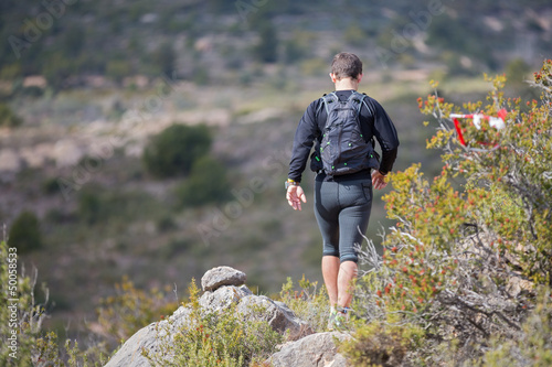 Photo: hard marathon mountain race, descent hard marathon mountain race, descent