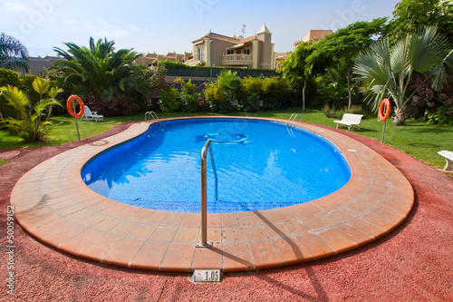 Photo: pool in tropical garden pool in tropical garden