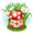 Cartoon fairy tale house