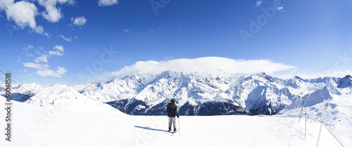 Photo: Winter ski panorama Winter ski panorama