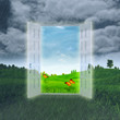 Open Your Summer. Abstract optimistic backgrounds