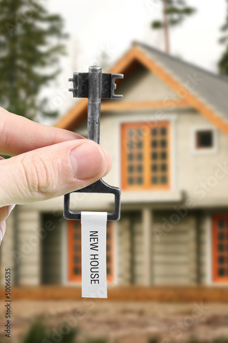 Photo: hand with key from new house hand with key from new house