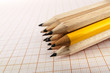 A few wooden pencils