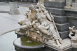fountain  Austrian Parliament Vienna Austria