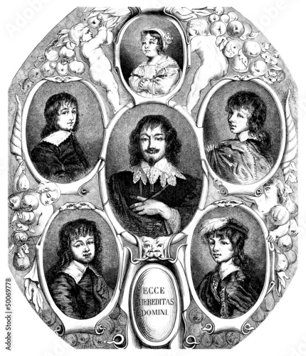 Illustration: Family : Portraits - 17th century Family : Portraits - 17th century