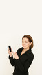 Businessfrau mit Smartphone