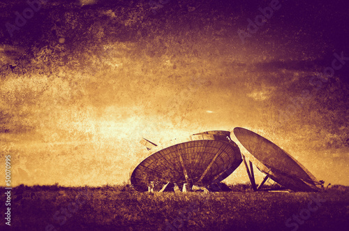 Photo: war time radar dishes war time radar dishes