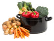 Gemüse kochen