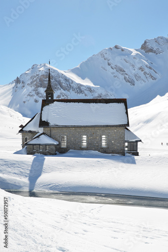 Photo: Chapel in Melchsee-Frutt, Switzerland Chapel in Melchsee-Frutt, Switzerland