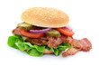 Burger, Speck