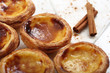 traditional portuguese cakes - cream cake "pasteis de nata"