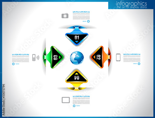 Vector: Infographic template for statistic data visualization. Infographic template for statistic data visualization.
