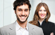 Couple of young businesspeople