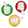 Daumen hoch-runter icons
