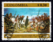 Postage stamp Colombia 1969 Army of Liberation Crossing Pisba Pa