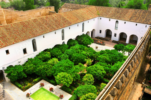 Photo: Alcazar de los Reyes Cristianos in Cordoba, Spain Alcazar de los Reyes Cristianos in Cordoba, Spain