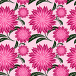 Floral seamless pattern with chrysanthemums.