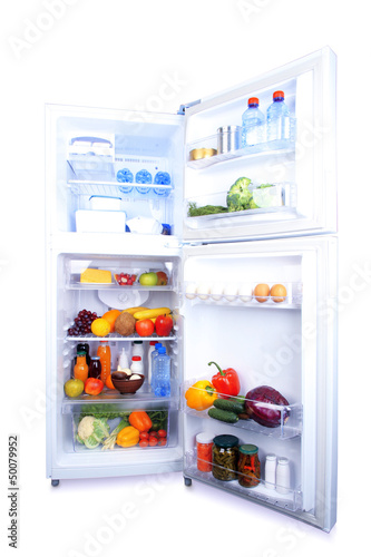 Photo: Refrigerator full of food Refrigerator full of food