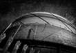 grungy gas silo