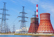 Thermal power station and power line