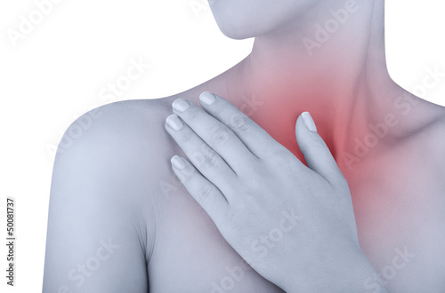 Photo: Throat pain Throat pain