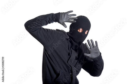 Photo: Caught burglar Caught burglar