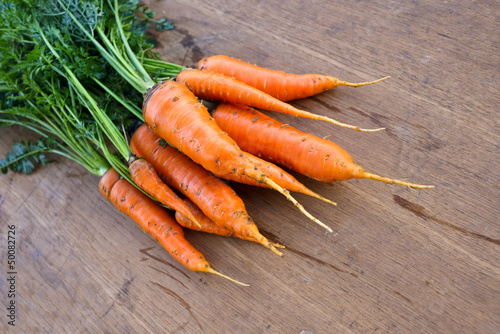 Photo: Carrot on the table Carrot on the table