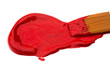 Red acrylic paint