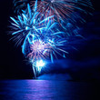 Photo: Colorful holiday fireworks Colorful holiday fireworks