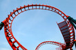 A segment of a roller coaster