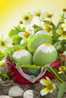 Huevos de Pascua, decorados.