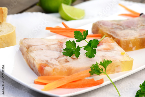Photo: Putenfleisch, Aspik Putenfleisch, Aspik