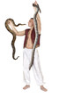 Man with snakes