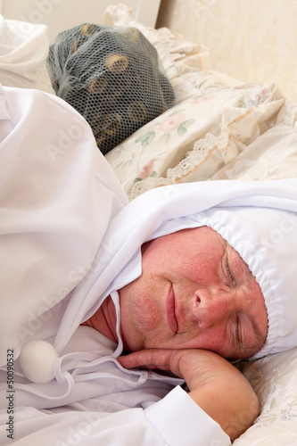 Photo: Vintage couple sleeping Vintage couple sleeping