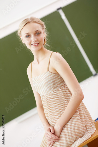 Photo: Teacher at school Teacher at school