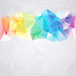 triangular style abstract background of triangles