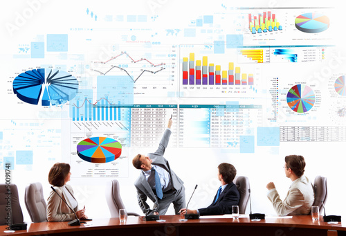 Photo: Business presentation Business presentation