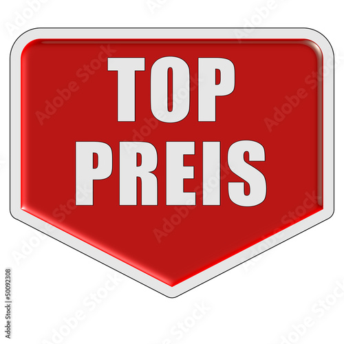 Illustration: Marker rot TOP PREIS Marker rot TOP PREIS