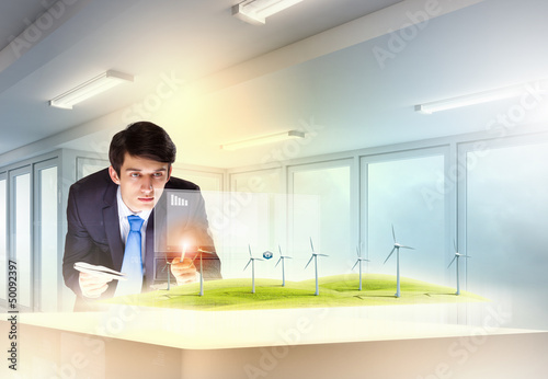Photo: Environmental problems and high-tech innovations Environmental problems and high-tech innovations